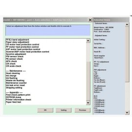 Epson Adjustment Program Epson WF-R8590/WF Service Program+ SM