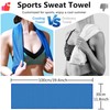 MEZOKUCEL 4 Pcs Cooling Towel, Ice Towel, Microfiber Towel, Soft
