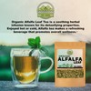 ZeeHERBS Organic Alfalfa Leaf 4 oz. (113g) Pack, USDA Certified