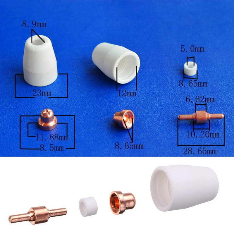 100PCS PT31 Plasma Cutting Consumables Fit CUT-45 CUT-50 CT-312 with