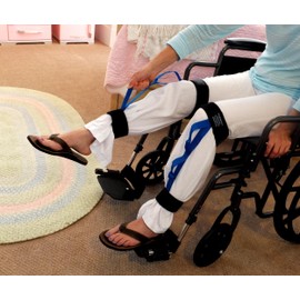 Leg Handle-Cast Handle Leg Lifter-2 oz Each, 1 Pair of The Original Wearable and Washable Transfer aid for Broken Legs, Paralysis, MS, neuromuscular Conditions.clings to Clothing