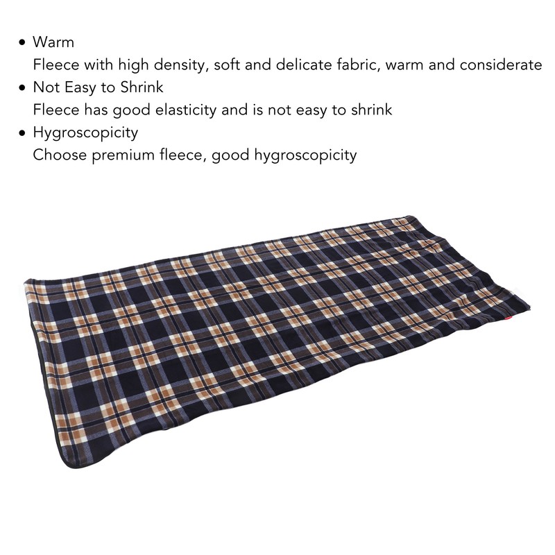 Fleece Sleeping Bag Portable Travel Warm Sleeping Bag for Adults