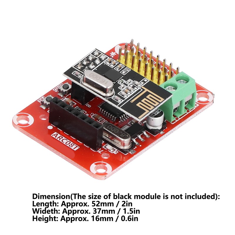 Remote Control Transmitter Module Wireless Receiver Switch Board ARC‑08T DC