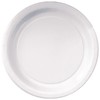 Hoffmaster PL7071 7 Inch White Deep Ridge Paper Plate 50-Pack