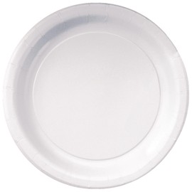 Hoffmaster PL7071 7 Inch White Deep Ridge Paper Plate 50-Pack (Case of 20)