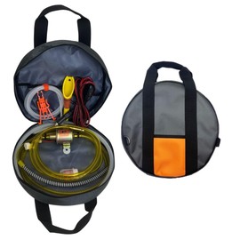 FlowJoe - GasTapper Fuel Tote 12V Transfer Pump Moves 30 Gallons of Gas or Diesel Per Hour. Great for Preppers, UTV's, Boats, Equipment, Vehicles, Gasoline, Diesel, Etc. Manufactured in the USA.