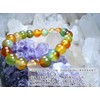 Peacock Agate Carnelian Bracelet for Wealth, Success, Women's, Men's, Natural