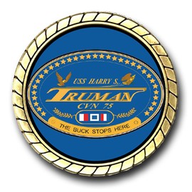 Military Productions USS Harry S. Truman CVN-75 US Navy Challenge Coin