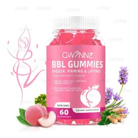 Gwynne Bbl Gummies Fenogreco Mejora Tu Busto Y Glúteos 60 Caramelos Blandos Sabor Natural