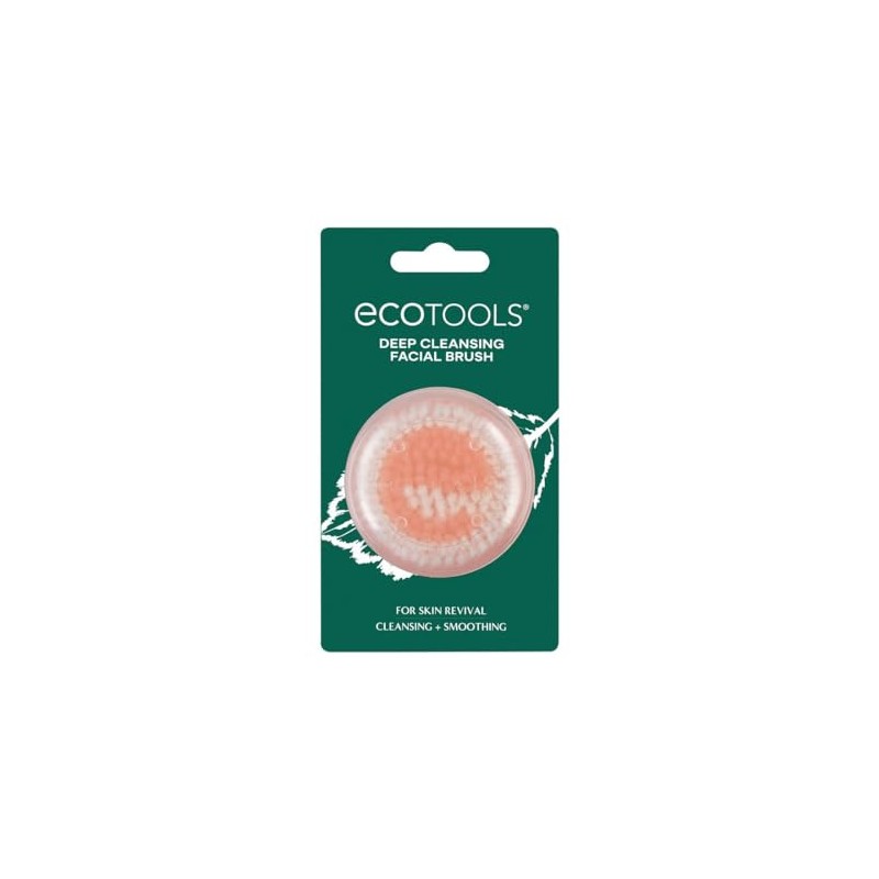 ECOTOOLS, Cepillo de Limpieza Profunda, Cepillo Facial Exfoliante, Vegano, Libre