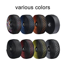Boenoea Bike Handlebar Tape, 2 Rolls Bicycle bar Tapes Non-slip Shock-absorbing Cycling Handle Wraps for Mountain Bike