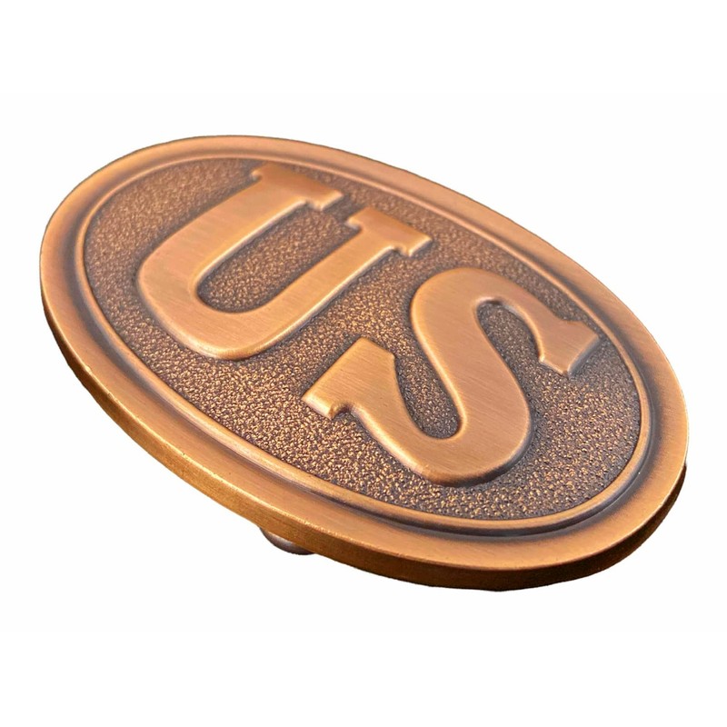 US Army Civil War Union Enlisted Solid Brass Belt Buckle,