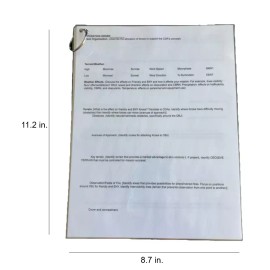 Army Laminated Operations Order (OPORD) Template | Weatherproof OPORD Shell