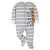 Gerber Baby Boys' 4 Pack Sleep 'N Play Footie, Jungle