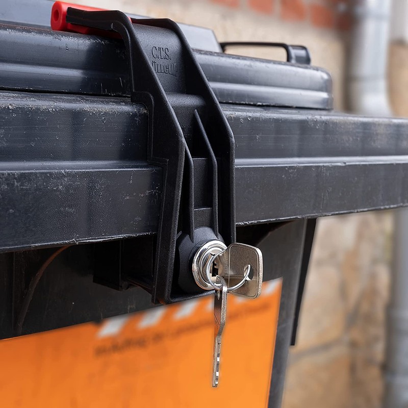 Set of 2 FELGNER Wheelie Bin Lock for Wheelie Bin