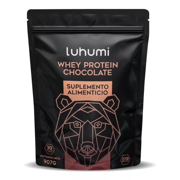 LUHUMI Suplemento Whey Protein Suero De Leche Luhumi Chocolate 2lb