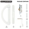 HILLMASTER Patio Door Handle Set with Mortise Lock 45° for
