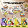 Jar Melo Giant Birthday Coloring Poster for Kids, 72 x