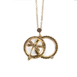 Magnifying Glass 5x Pocket Magnifier Mini Reading Magnifier Vintage Handheld Magnifier with Chain Glass Magnifying Glass Magnifying Glass Magnifier Portable Handheld Reading Magnifier for Reading