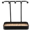 Cozellos Hanging Organizer-5 Hooks Jewelry Organizer Stand, Box Display with