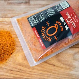 Kosmos Q Dirty Bird HOT BBQ Rub | Savory & Spicy Blend | Great on Chicken, Pork, Steaks & Brisket | Best Barbecue Rub | Meat Seasoning & Spice Dry Rub | 1 Lb Bag