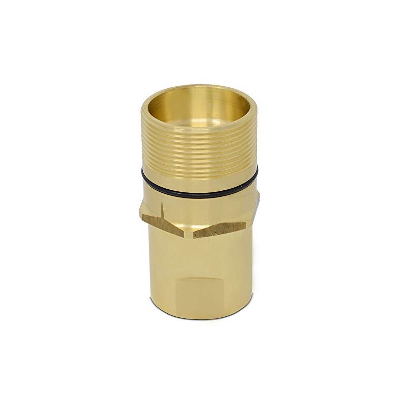 1″ NPT Wet-Line Wing Nut Hydraulic Quick Disconnect Male Coupler