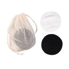 minkissy Soft Makeup Removal Pads Pack Bamboo Fiber Cleaning Gentle Face Make up Remover Reusable Washable for Women