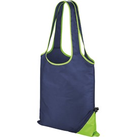 Result Core Compact Shopper Navy/Lime One Size