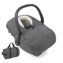 Winter Car Seat Cover for Baby – Cozy Infant Carseat Blanket Compatible with UPPAbaby Aria and Mesa and Most Car Seats | Warm Windproof Weather-Resistant Baby Carrier Cover for Boys & Girls