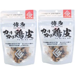 Takumiya Hakata Crispy Chicken Skin, 1.8 oz (50 g) x 2