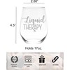 C M Liquid Therapy 17 oz. Stemless Wine Glass -