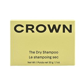 CROWN AFFAIR The Refillable Dry Shampoo Powder with Kabuki Brush – Talc-Free Formula for Oily Scalps, Volume & Freshness – For Fine, Medium, and Thick Hair – 1.1 oz / 30 g