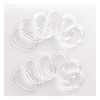 iDesign Basic Shower Curtain Rings Shower Curtain Holder 4.14 x