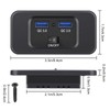Linkstyle USB Charger Socket, Dual QC3.0 USB A Fast Charging