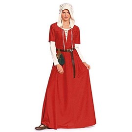 Burda B7468 Medieval Dress and Bonnet Sewing Pattern 19 x 13 cm