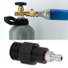 8mm Male Quick Plug to Male Thread TR21-4 CO2 Cylinder