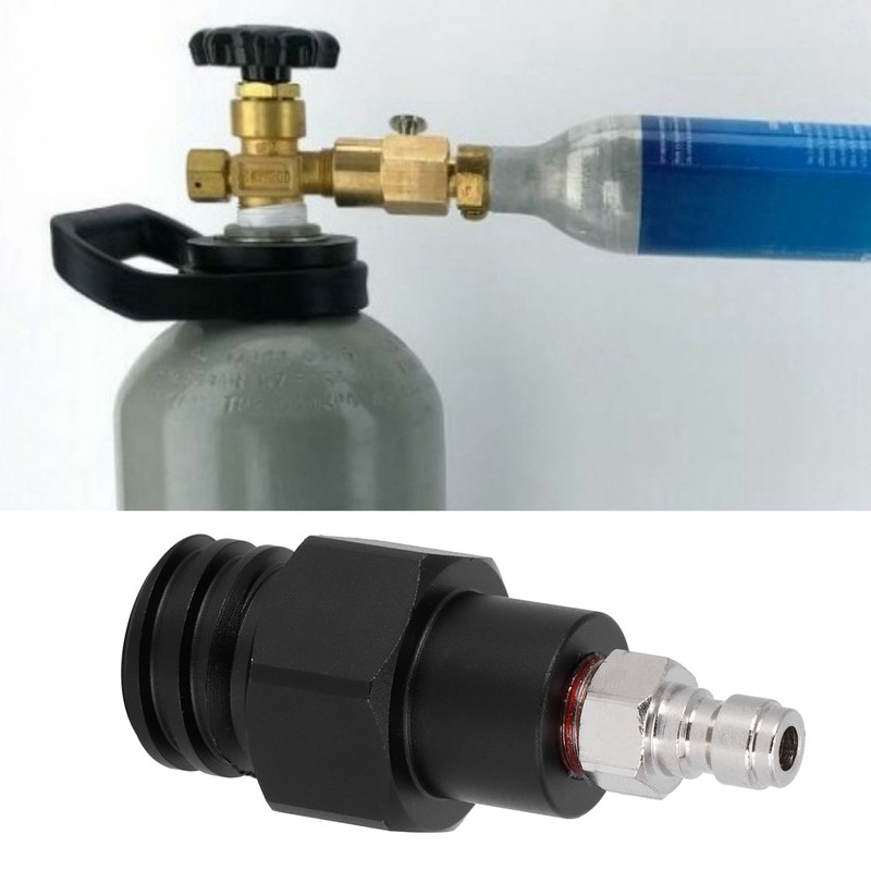 8mm Male Quick Plug to Male Thread TR21-4 CO2 Cylinder