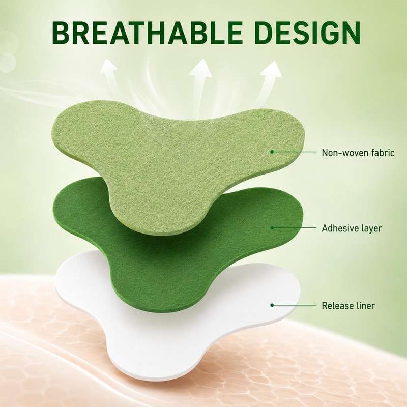 100 Pcs Neck Patches, Warming Herbal Plaster Maximum Strength Heat