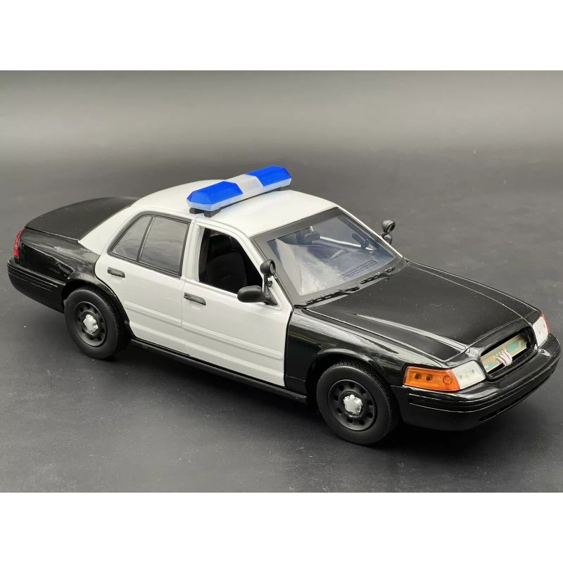 Non-operating Lightbar 1/18 Scale Clear Blue Code 3 MX7000 Lightbar