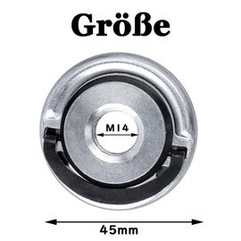 2pcs Quick Release Nut for Angle Grinder M14 Ring Type with Lever