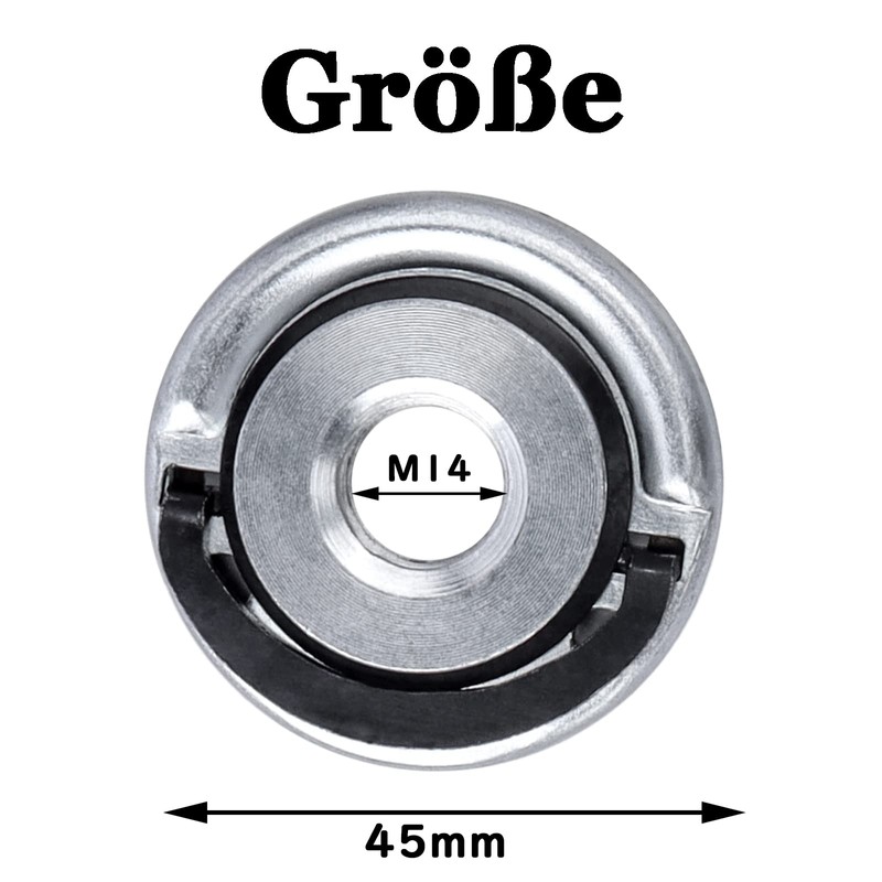 2pcs Quick Release Nut for Angle Grinder M14 Ring Type