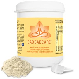 BAOBAB CARE 400 g Pulver mit Bacillus Subtilis unterstützt Ihre Immunabwehr und fördert eine gute Stimmungslage vegan (400 g (1er Pack))