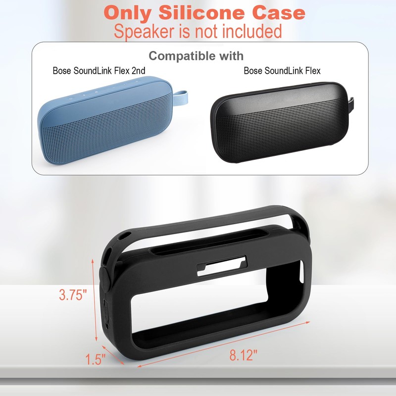 TXEsign Silicone Case Cover for Bose SoundLink Flex 2nd Gen