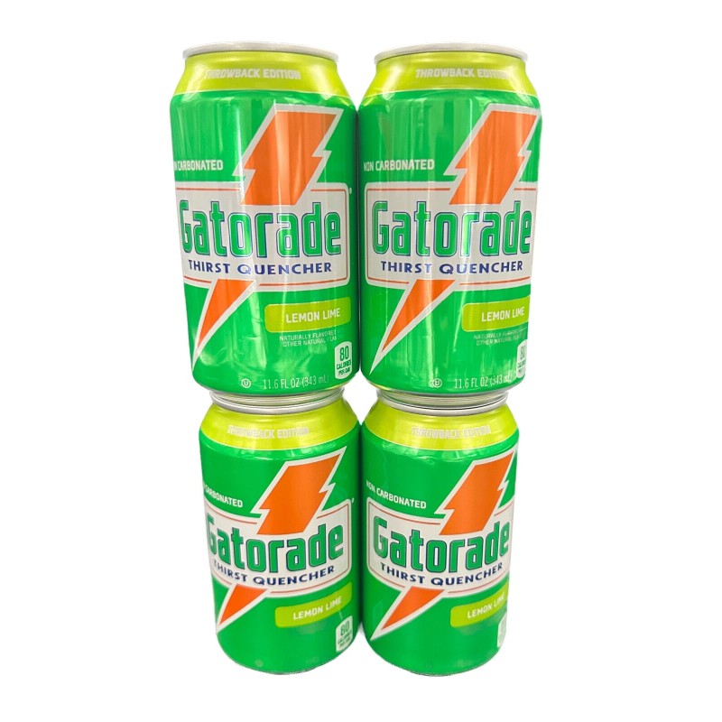 Gatorade Throwback Edition Thirst Quencher Lemon Lime Rare LOT OF