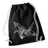 Autiga Gym Bag Origami Crane Bird Ornaments Boho Triangle Polygon