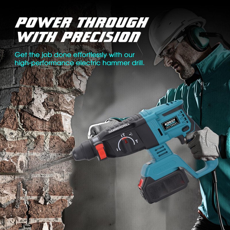 1-1/4 Inch Cordless Rotary Hammer Drill SDS-Plus Brushless for Makita
