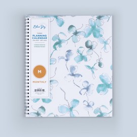Blue Sky 2024 Monthly Planner, January - December, 8" x 10", Frosted Cover, Wirebound, Lindley (101582-24)