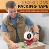 Packstrong Industrial Grade Clear Packing Tape 6 Rolls - 110