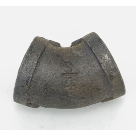 Multiple 3/4" Threaded Steel Malleable Iron Pipe Fittings