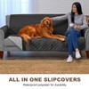 Sofa Protective Cover Waterproof Washable Wear Resistant 2 Seats Polyester
